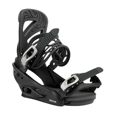 Burton Women's Scribe Re:Flex Snowboard Bindings 2026 BLACK