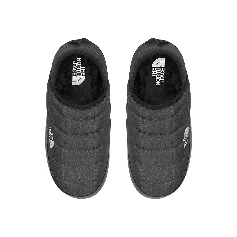 The North Face Women's THERMOBALL™ Traction Mules V 2025 PHANTOM GREY HEATHER PRINT TNF BLACK
