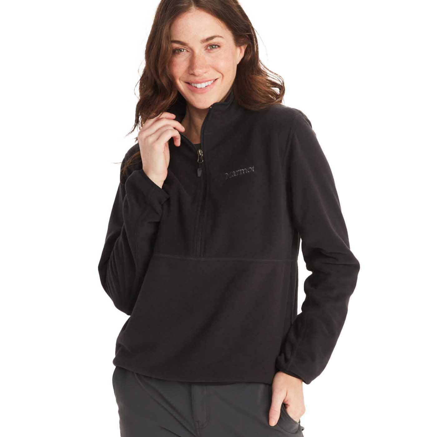 Marmot Women's Rocklin 1/2-Zip Pullover 2025 BLACK