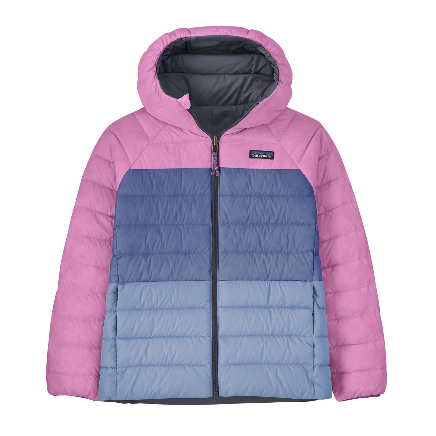 Patagonia Junior's Reversible Down Sweater Hoody 2026 SMOLDER BLUE