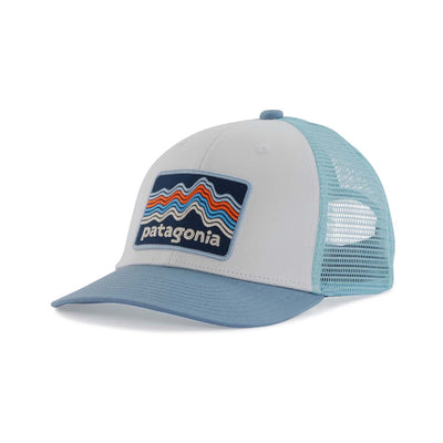 Patagonia Junior's Trucker Hat 2025 RILP RIDGE RISE STRIPE/LIGHT PLUME GREY