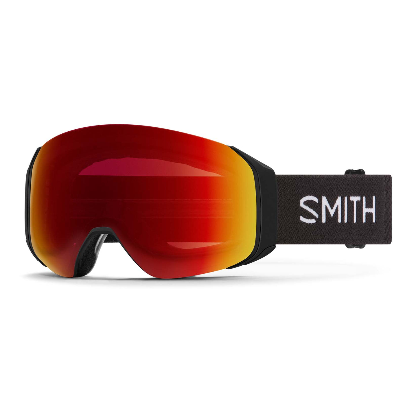 Smith 4D MAG S Goggles with Bonus ChromaPop Lens 2026 BLACK/CP SUN RED MIR