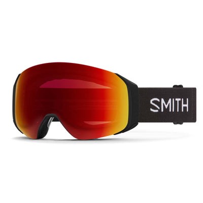 Smith 4D MAG S Goggles with Bonus ChromaPop Lens 2026 BLACK/CP SUN RED MIR