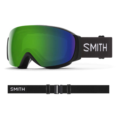 Smith I/O MAG S Goggles with Bonus ChromaPop Lens 2026 BLACK/SUN GREEN MIR