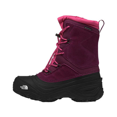 The North Face Junior's Alpenglow V WP Boots 2026 BOYSENBERRY/TNF BLACK