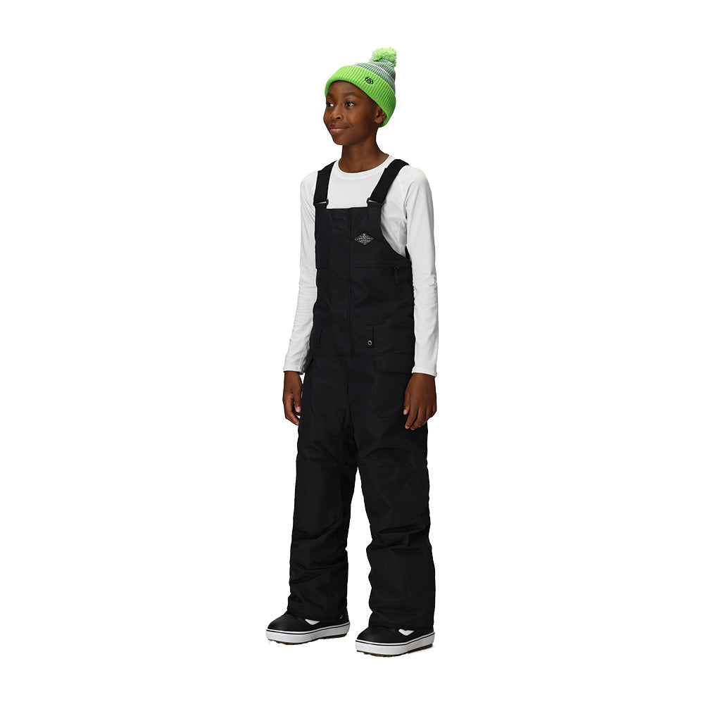 686 Junior's Frontier Insulated Bibs 2026 BLACK