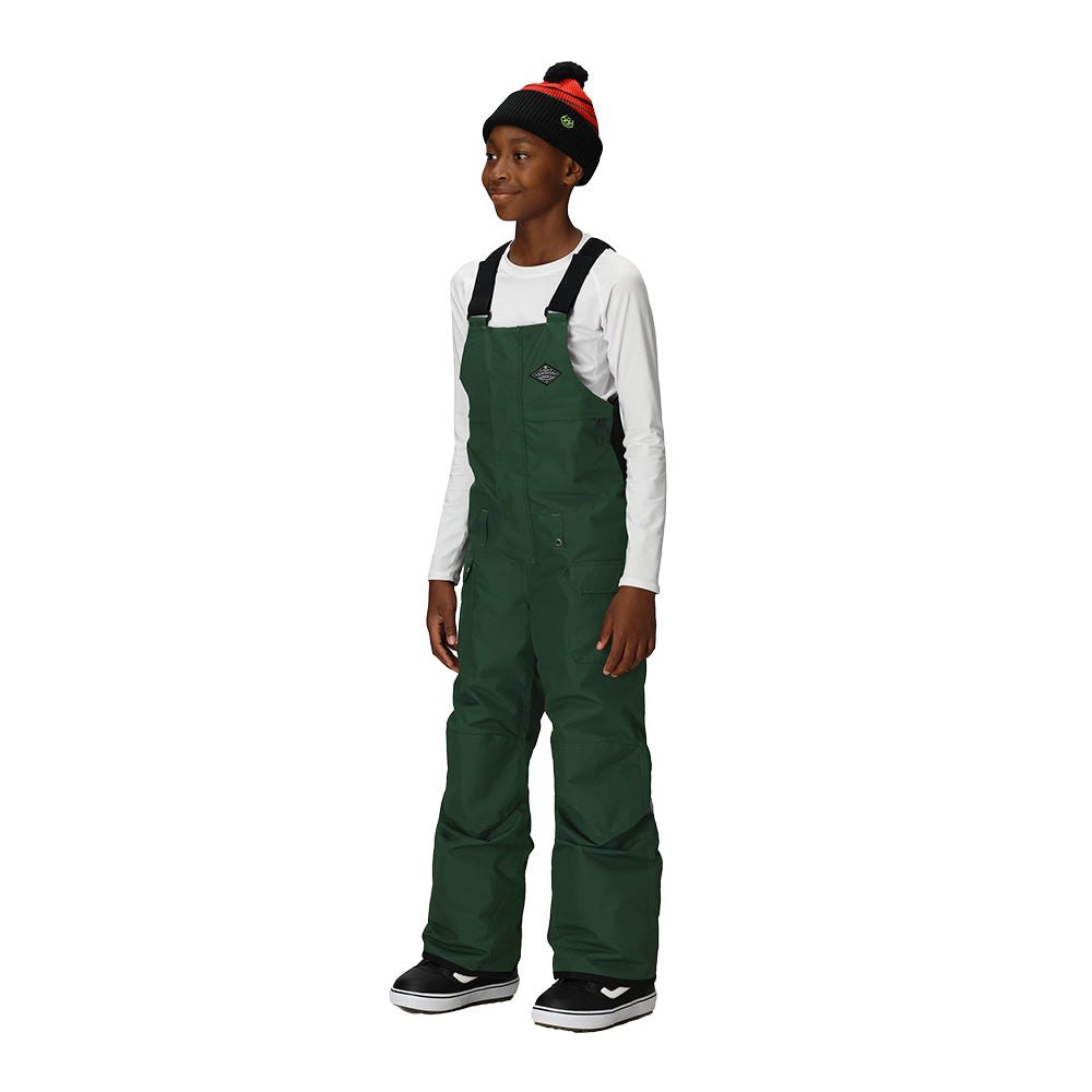 686 Junior's Frontier Insulated Bibs 2026 MOSS MOSS GREEN