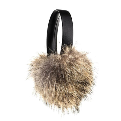 Harricana Women's Earmuffs with Upcycled Fur 2025 COYOTE