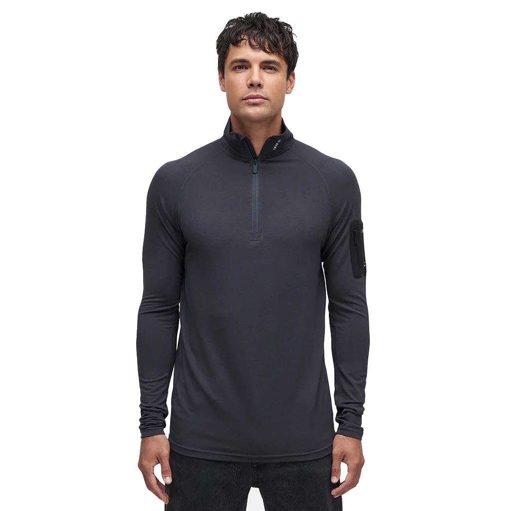 Le Bent Men's Core Midweight 1/4 Zip 2025 DARK CLOUD