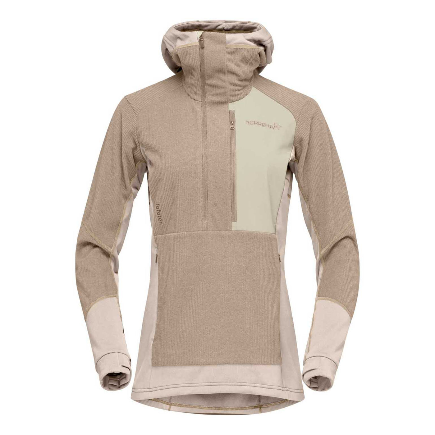 NORRONA W'S LOFOTEN THERMAL PRO HOOD OATMEAL