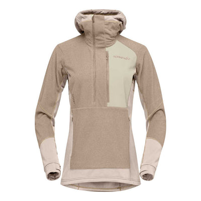 NORRONA W'S LOFOTEN THERMAL PRO HOOD OATMEAL