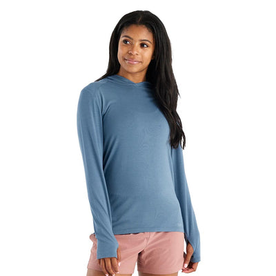 Free Fly Women's Bamboo Shade Hoody II 2025 SLATE BLUE