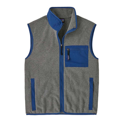 Patagonia Men's Synchilla Vest 2025 NKCL NICKEL/CLEMENT BLUE