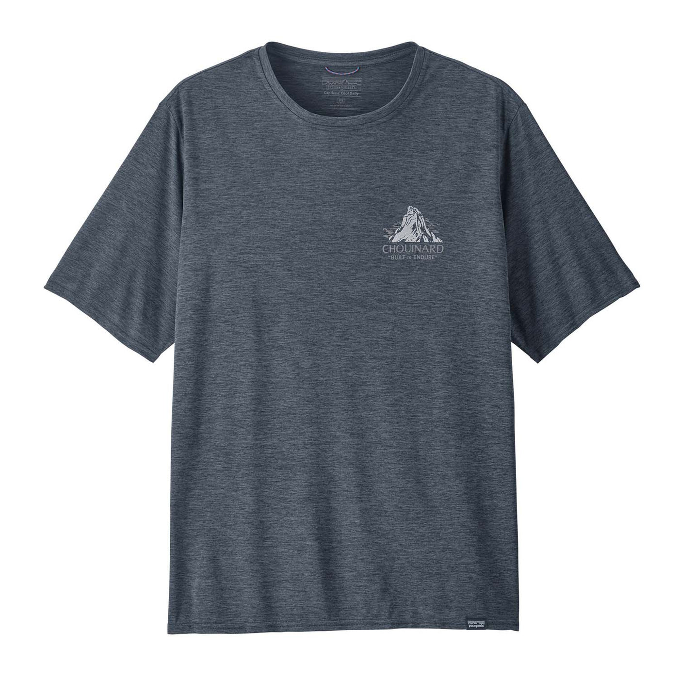 Patagonia Men's Capilene Cool Daily Graphic Shirt - Lands 2025 CSBX CHOUINARD CREST: SMOLDER BLUE X-DYE
