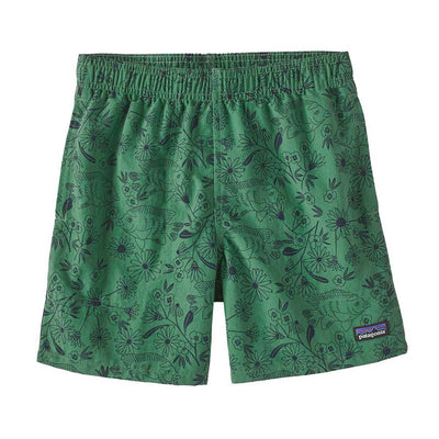 Patagonia Junior's Baggies Shorts 5 in. - Lined 2025 LGSN LOS GARIBALDI SIMPLE GATHER GREEN