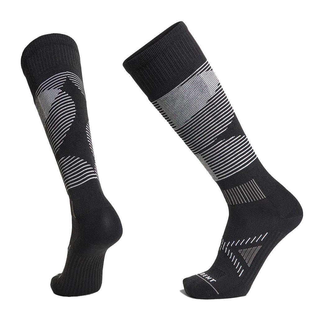 Le Bent Shred Targeted Cushion Snow Socks 2025 BLACK