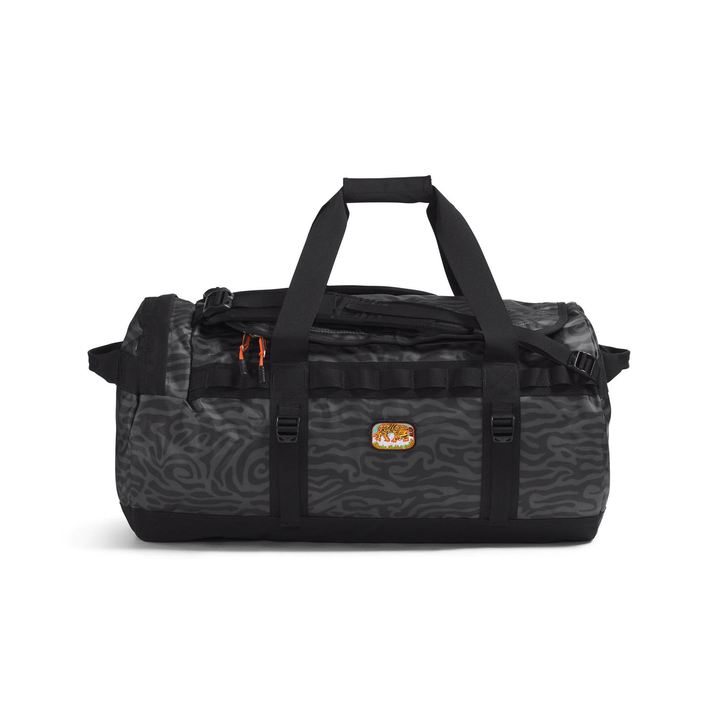 The North Face Base Camp Duffel - Medium 2026 4Di Tnf Black Tnf Tiger Stripe Print