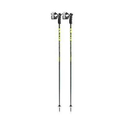 Leki Men's Detect S Ski Poles 2026 GREEN/YELLOW