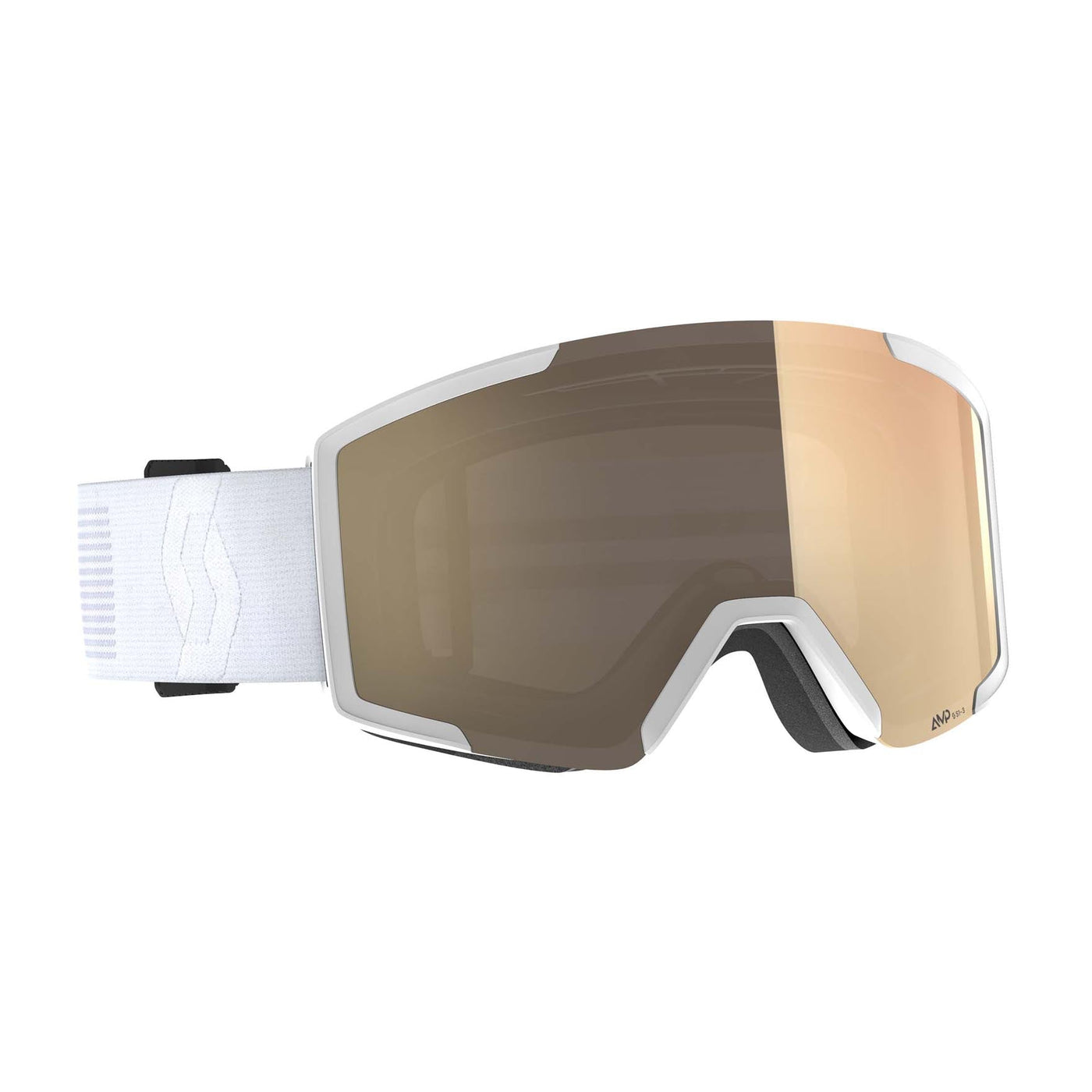 Scott Shield LS Goggles 2026 MINERAL WHITE / LS BRONZE CHROME