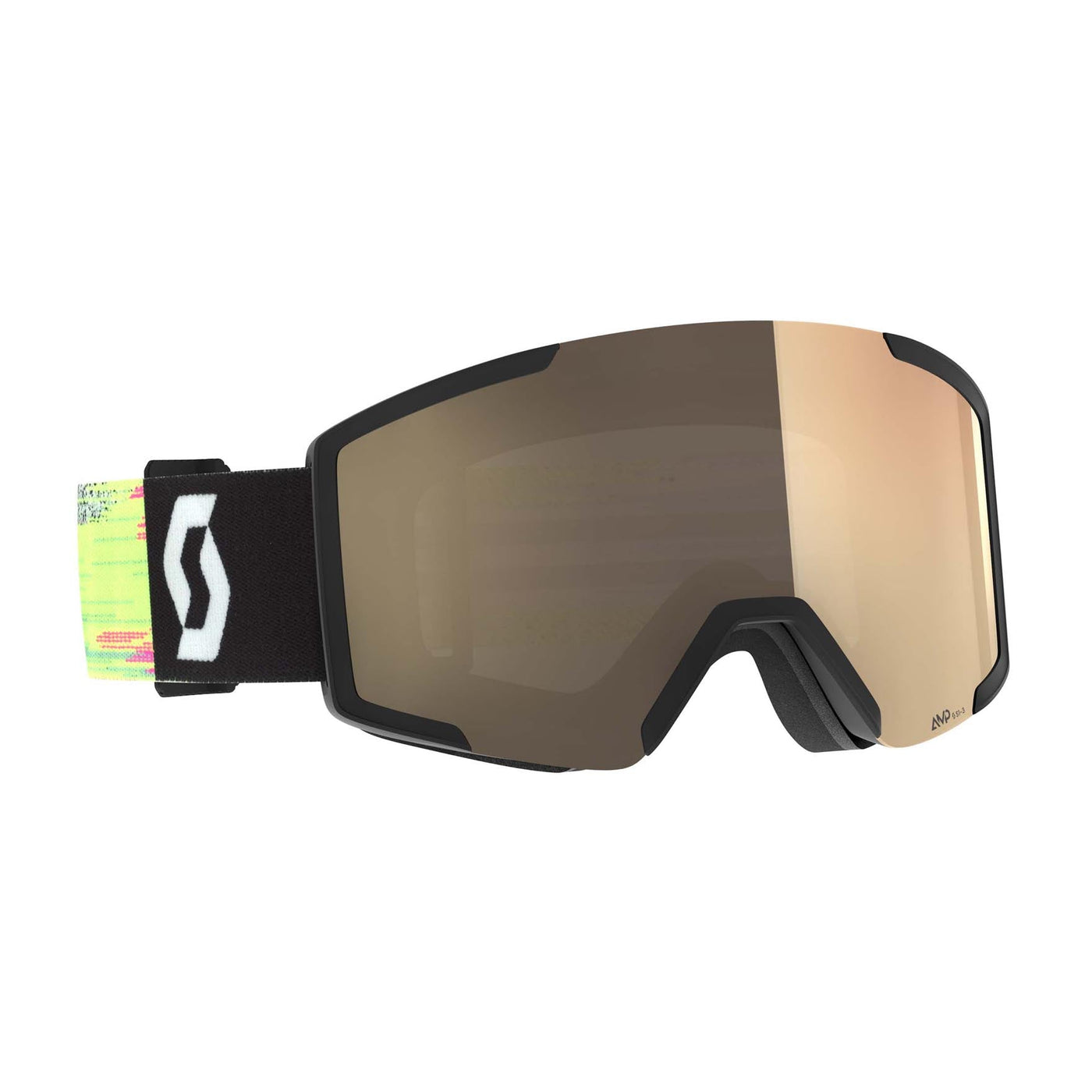 Scott Shield LS Goggles 2026 NEON YELLOW / LS BRONZE CHROME