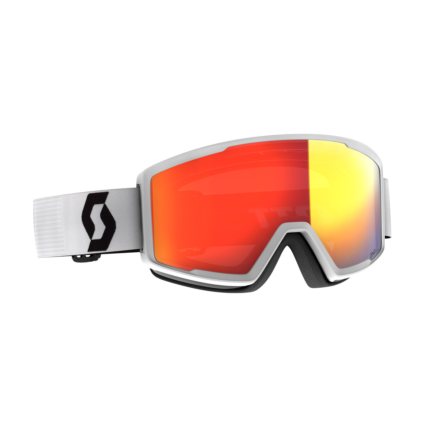 Scott Factor Pro Goggles 2026 MINERAL WHITE / RED CHROME