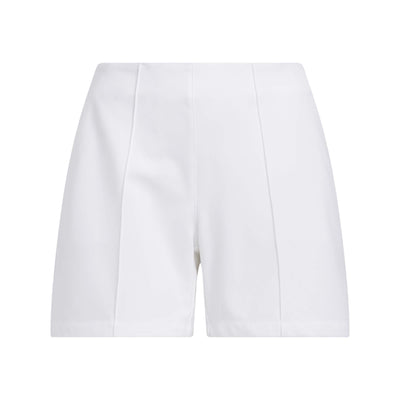 Adidas Women's Pintuck 5in Pull-On Golf Shorts - White 2025 WHITE