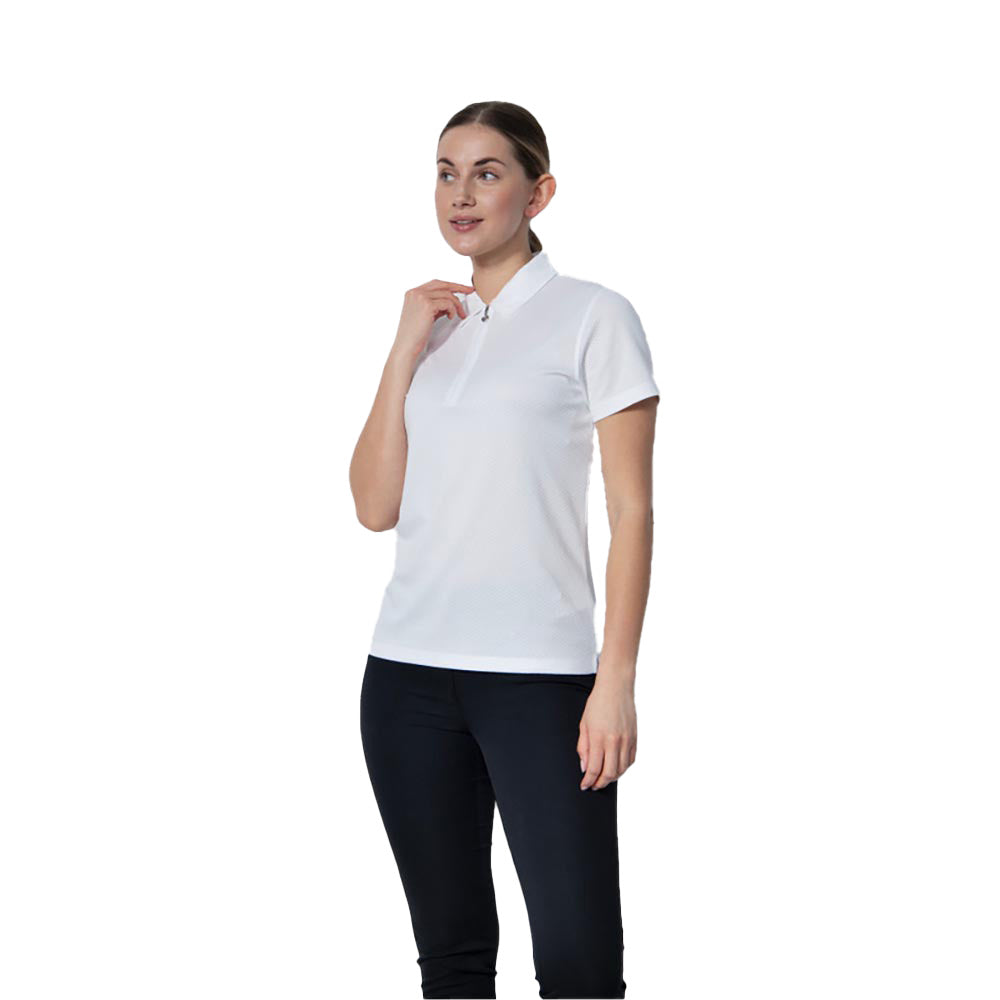 Daily Sports Women's Peoria Short Sleeve Polo 2024 WHITE