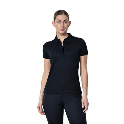 Daily Sports Women's Peoria Short Sleeve Polo 2024 BLACK