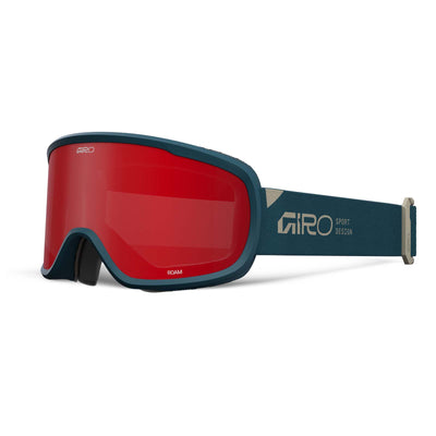 Giro Roam Googles with Bonus Lens 2026 PEACOCK TEAL STACKED / AMBER SCARLET/YELLOW
