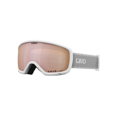 Giro Women's Millie Goggles with VIVID Lens 2026 WHITE/GREY CHUTE/VIV RSGLD