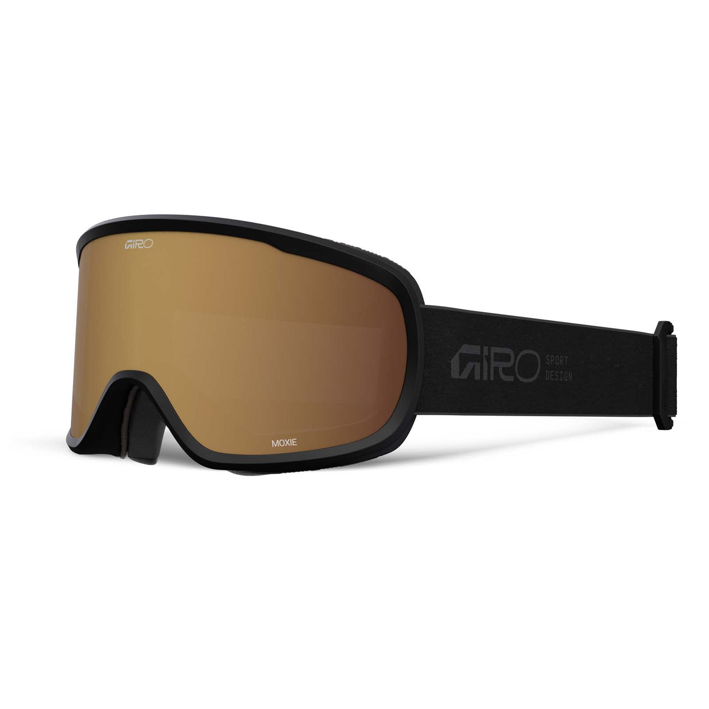 Giro Women's Moxie Goggles with Bonus Lens 2026 BLACK STACKED / AMBER GOLD/YELLOW