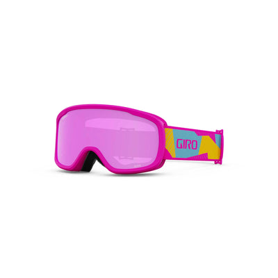 Giro Junior's Buster Goggles 2026 PINK GEO CAMO/AMBER PINK