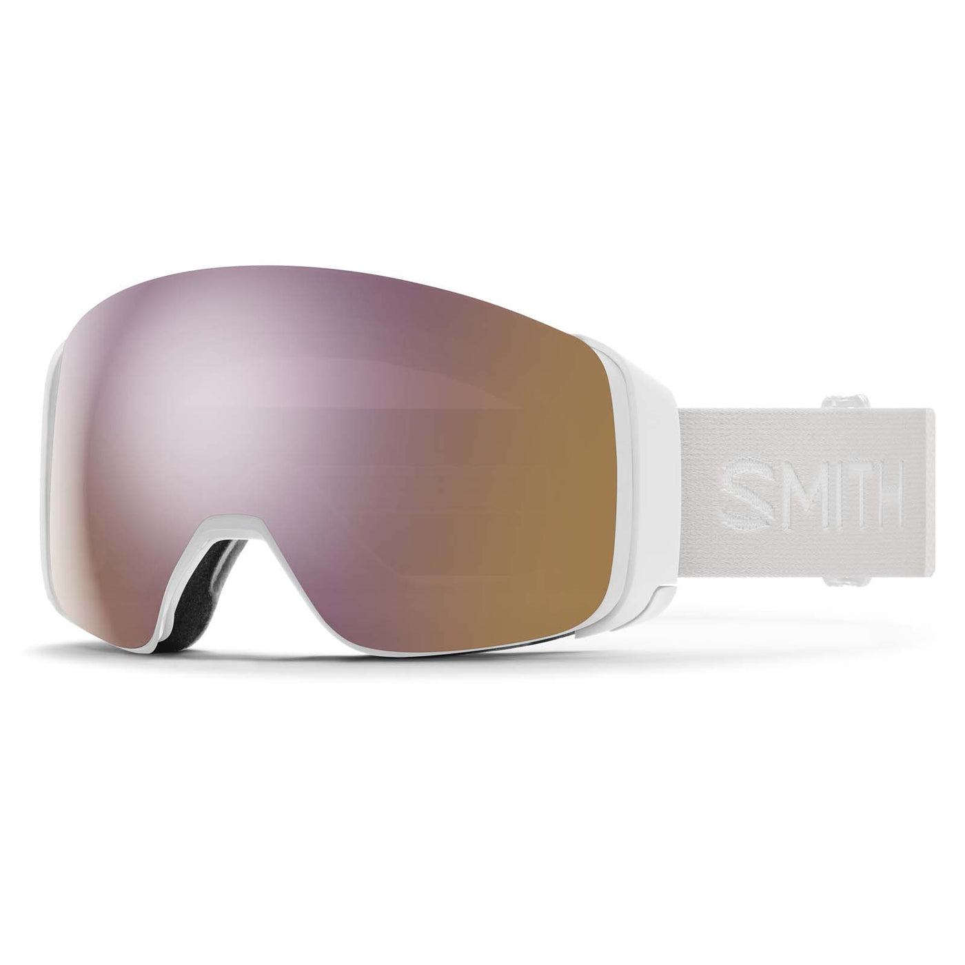 Smith 4D MAG Goggles with Bonus ChromaPop Lens 2026 WHITE VAPOR / CP EVERYDAY ROSE GOLD MIR