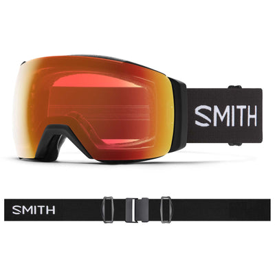 Smith I/O MAG XL Goggles with Bonus ChromaPop Lens 2026 BLACK / CP EVERYDAY RED MIR