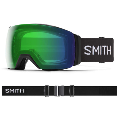 Smith I/O MAG XL Goggles with Bonus ChromaPop Lens 2026 BLACK / CP EVERYDAY GREEN MIR