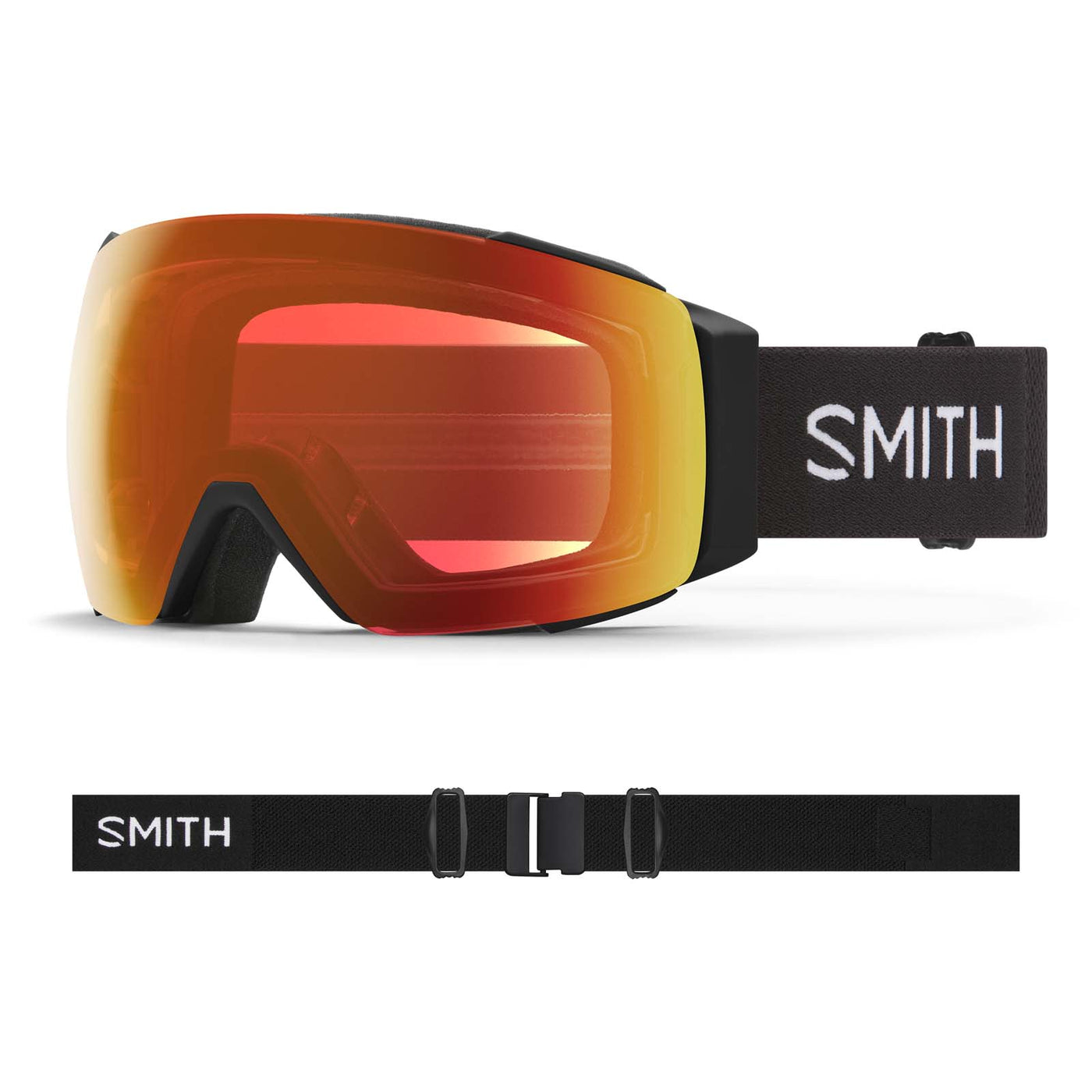 Smith I/O MAG Goggles with Bonus ChromaPop Lens 2026 BLACK / CP EVERYDAY RED MIR