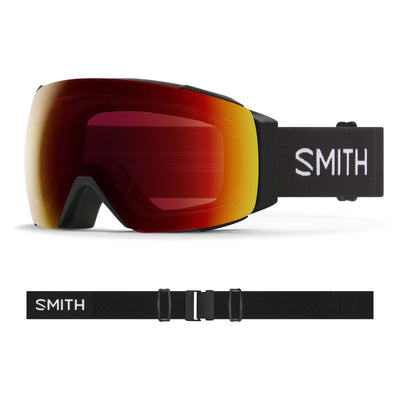 Smith I/O MAG Goggles with Bonus ChromaPop Lens 2026 BLACK/CP SUN RED MIR