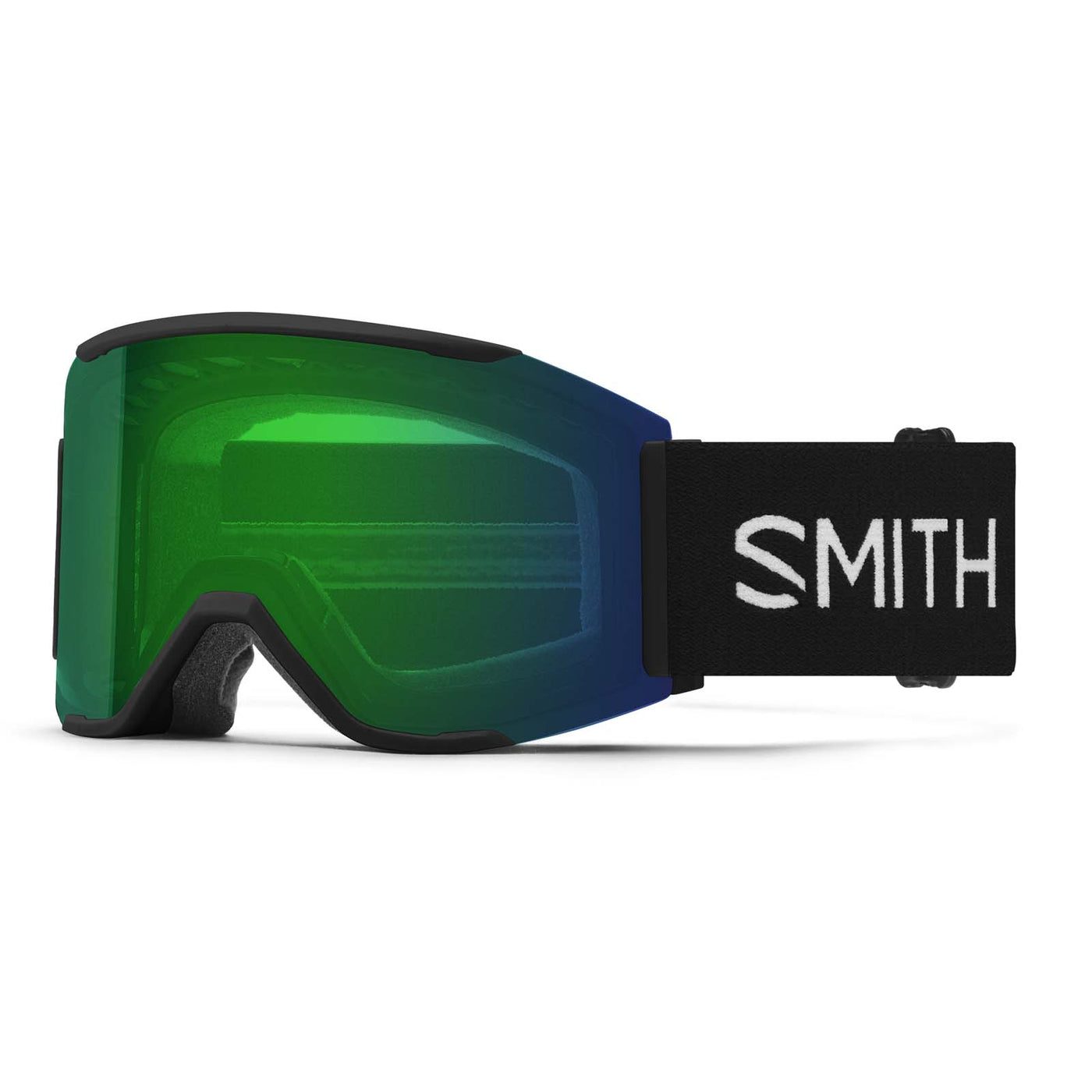 Smith Squad MAG Goggles with Bonus ChromaPop Lens 2026 BLACK/EDAY GREEN MIR