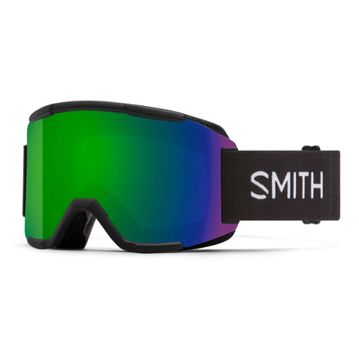 Smith Squad Goggles with Bonus ChromaPop Lens 2026 BLACK/CP SUN GREEN MIR