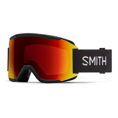 Smith Squad Goggles with Bonus ChromaPop Lens 2026 BLACK/CP SUN RED MIR