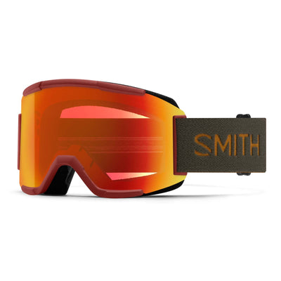 Smith Squad Goggles with Bonus ChromaPop Lens 2026 IRONWOOD/CP EDAY RED MIR