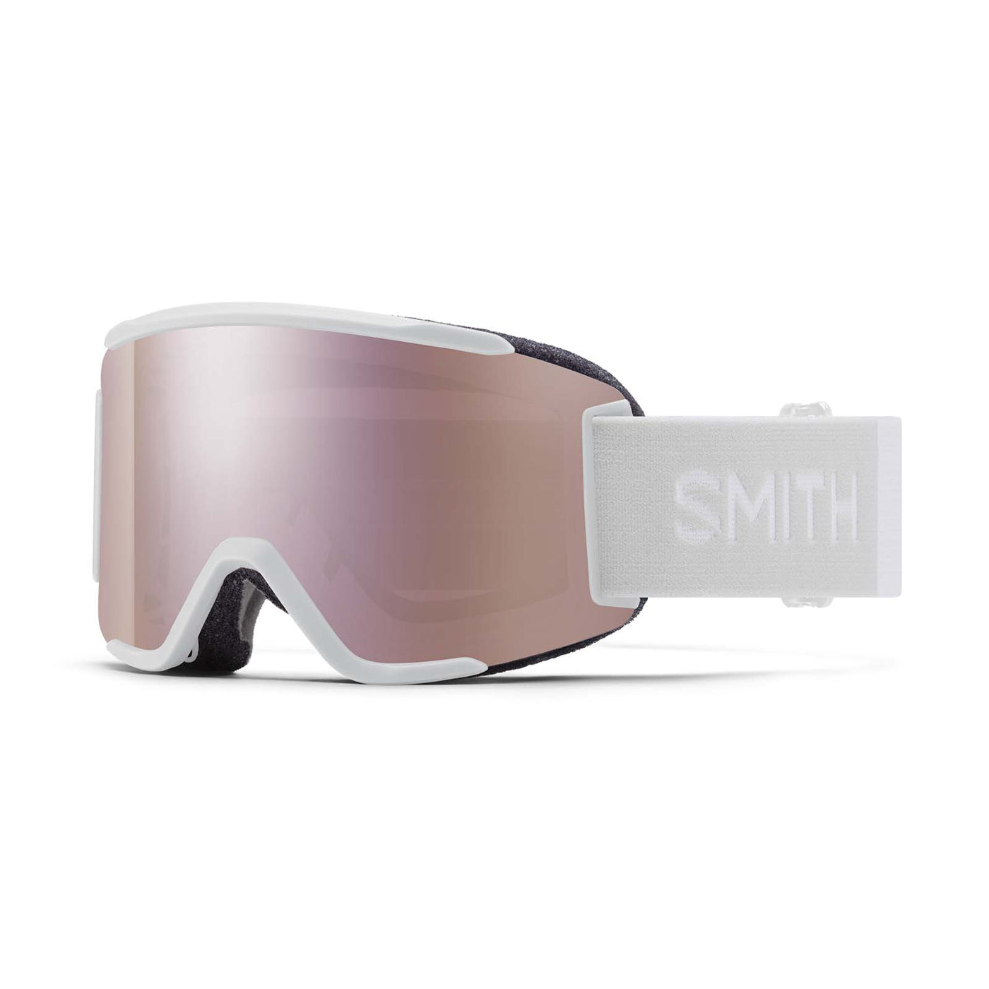 Smith Squad S Goggles with Bonus ChromaPop Lens 2026 WHITE VAPOR / CP EVERYDAY ROSE GOLD MIR