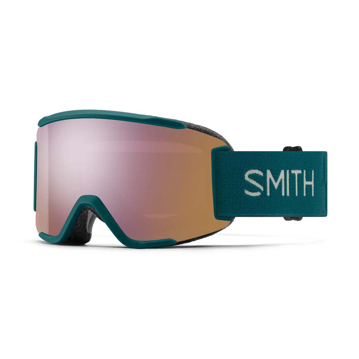 Smith Squad S Goggles with Bonus ChromaPop Lens 2026 MALACHITE/CP EDAY ROSE GOLD MIR
