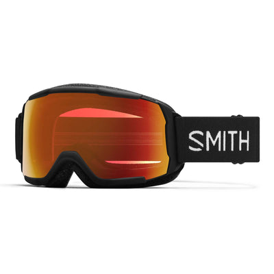 Smith Junior's Grom Goggles with ChromaPop Lens 2026 BLACK / CP EVERYDAY RED MIR