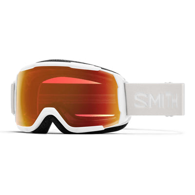 Smith Junior's Grom Goggles with ChromaPop Lens 2026 WHITE/EDAY RED MIR