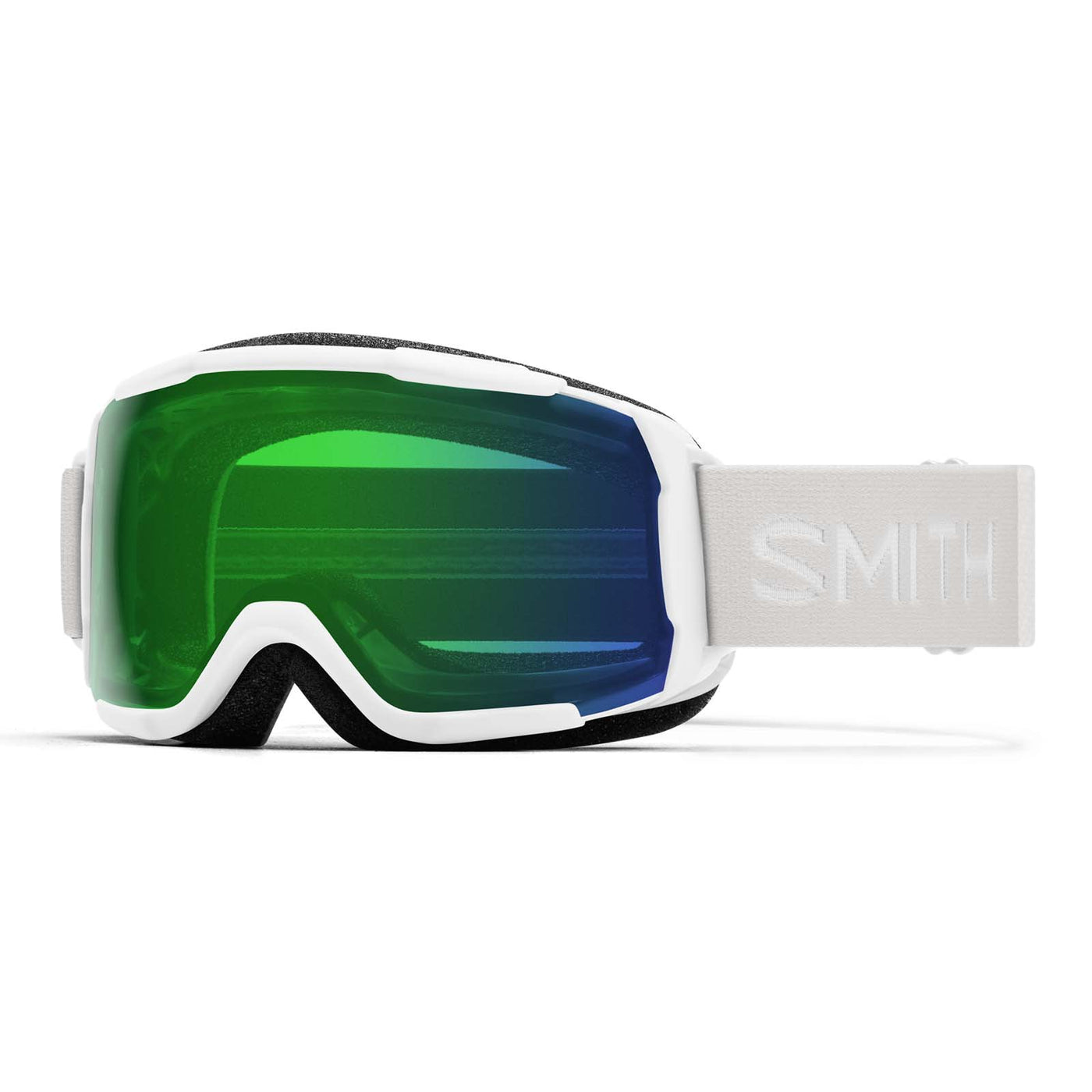 Smith Junior's Grom Goggles with ChromaPop Lens 2026 White / CP Everyday Green Mir