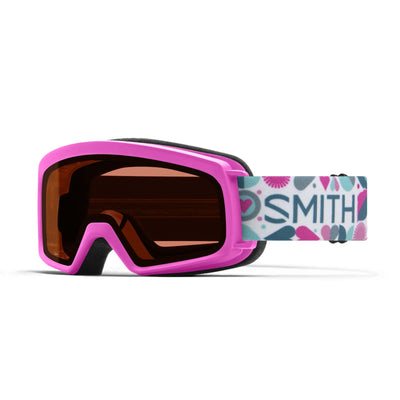 Smith Junior's Rascal Goggles with RC36 Lens 2026 Vivid Pink Hearts / RC36