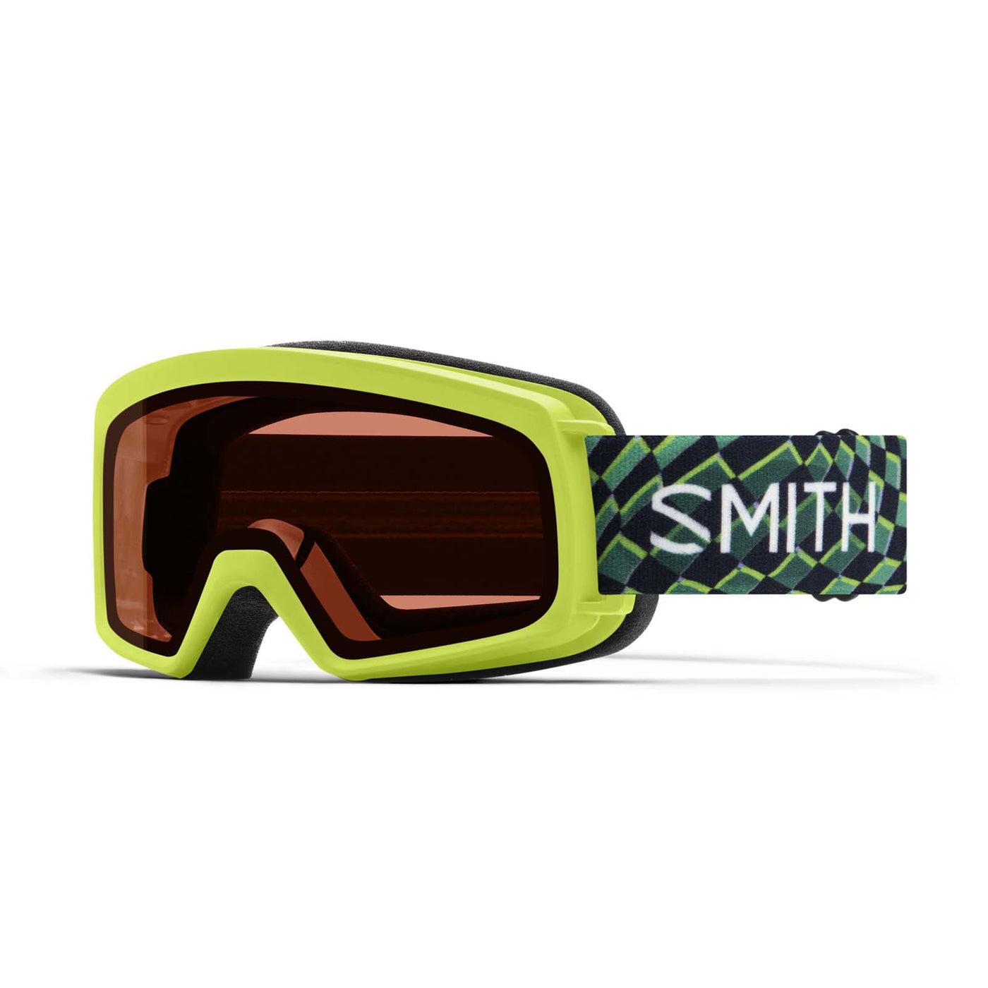 Smith Junior's Rascal Goggles with RC36 Lens 2026 Electric Lime Left Turn / RC36