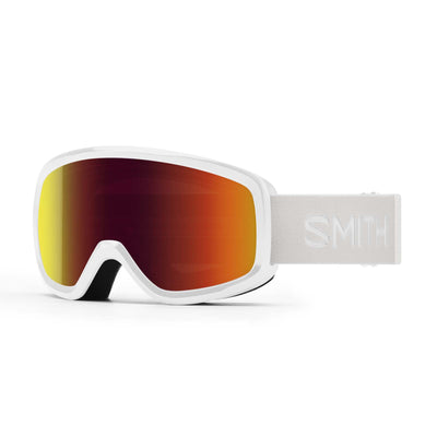 Smith Junior's Snowday Goggles 2026 White / Red Sol-X Mir