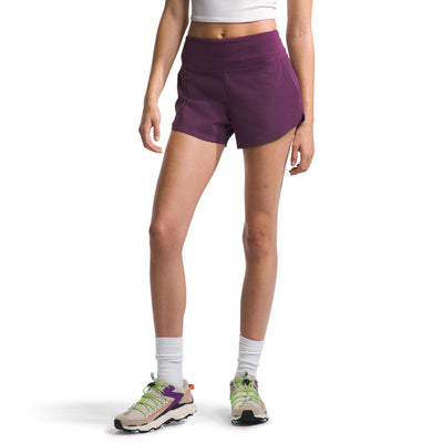 The North Face Women's Arque 3" Shorts 2024 BLACK CURRANT PURPLE